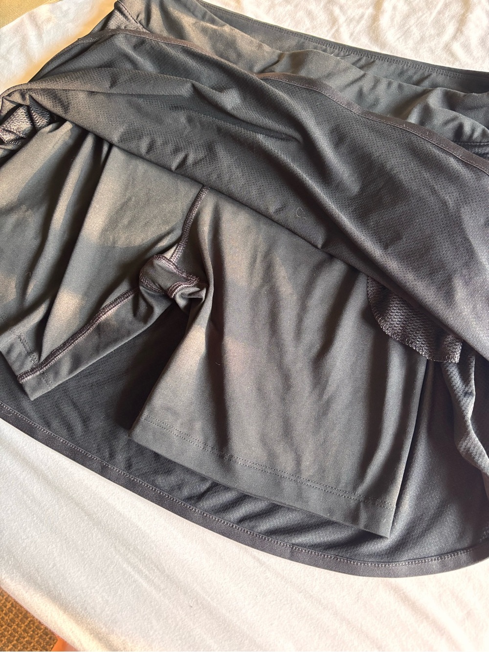 Nike Black Performance Tennis Skirt with Subtle Swoosh - Picture 5 of 6